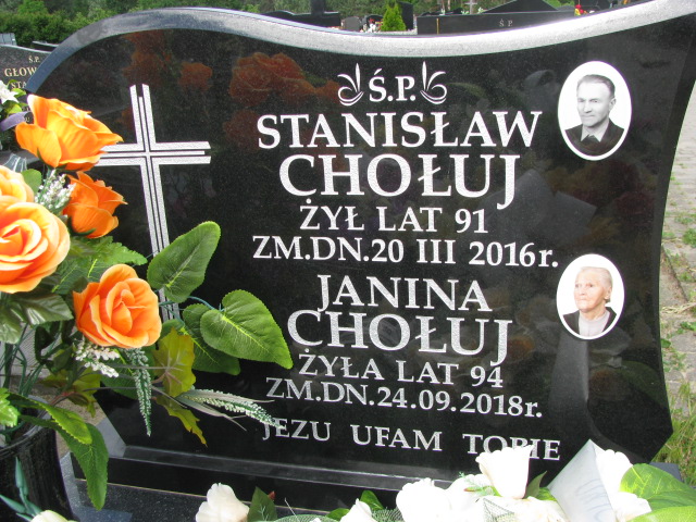 Grób Janina Chołuj