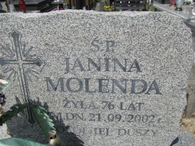 Janina Molenda Janowiec - Grobonet - Wyszukiwarka osób pochowanych