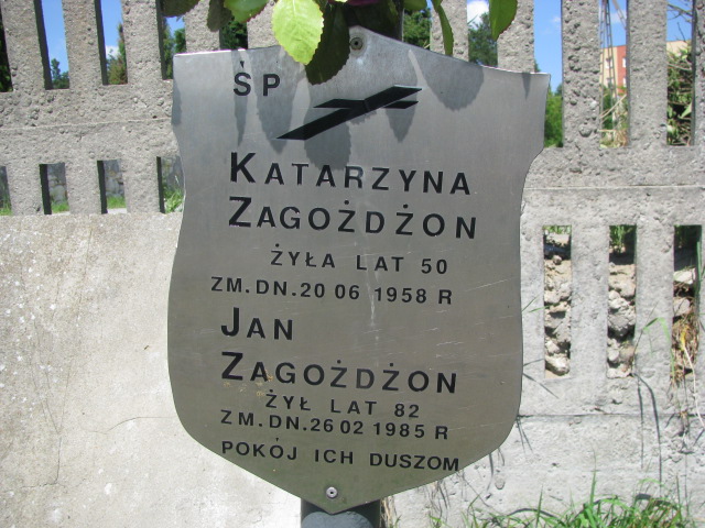 Katarzyna Zagożdżon Janowiec - Grobonet - Wyszukiwarka osób pochowanych
