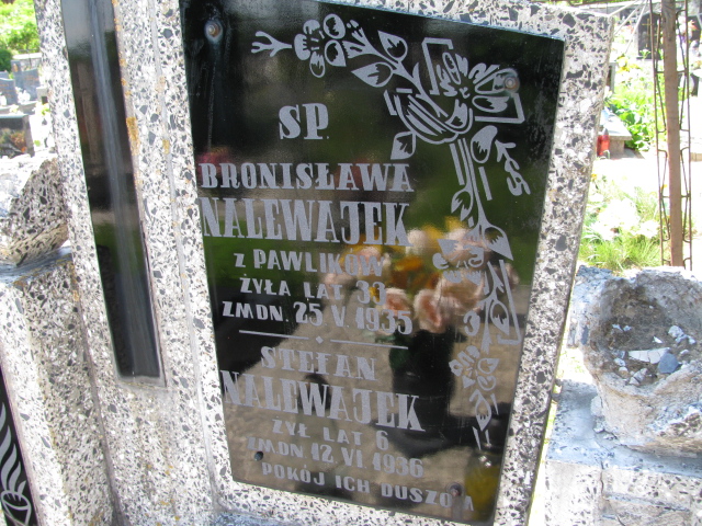 Bronisława Nalewajek Janowiec - Grobonet - Wyszukiwarka osób pochowanych