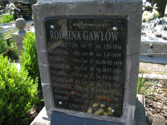 Władysław Gaweł Janowiec - Grobonet - Wyszukiwarka osób pochowanych