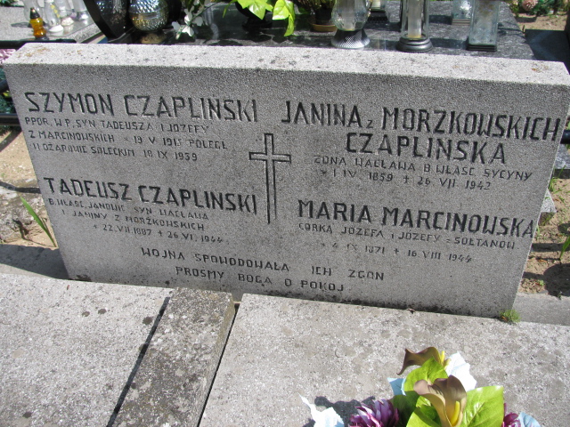 Szymon Czapliński 1915 Janowiec - Grobonet - Wyszukiwarka osób pochowanych