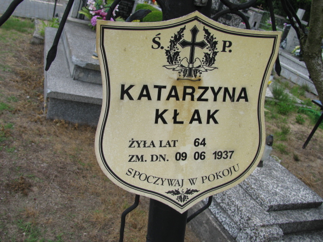 Katarzyna Kłak Janowiec - Grobonet - Wyszukiwarka osób pochowanych